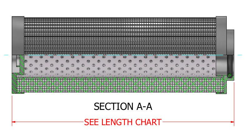 Hydrafil Replacement Filter Element for Taisei Kogyo P-G-3501-2-10U