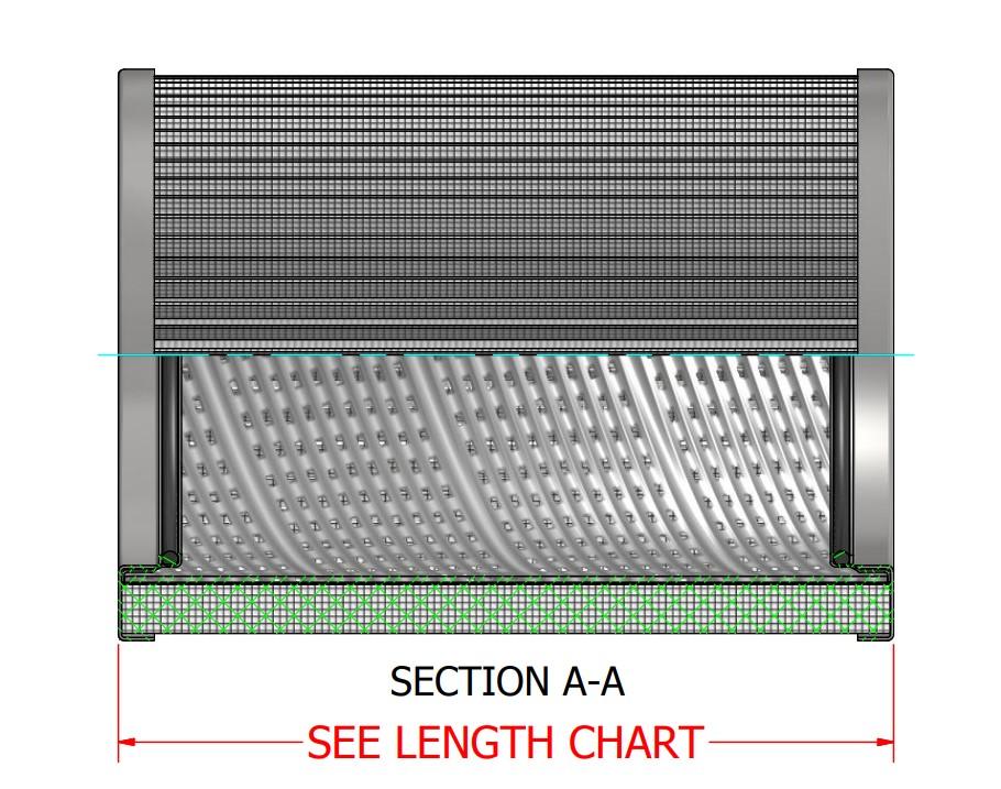 Hydrafil Replacement Filter Element for Hilco PH720-01-CGV-SSN