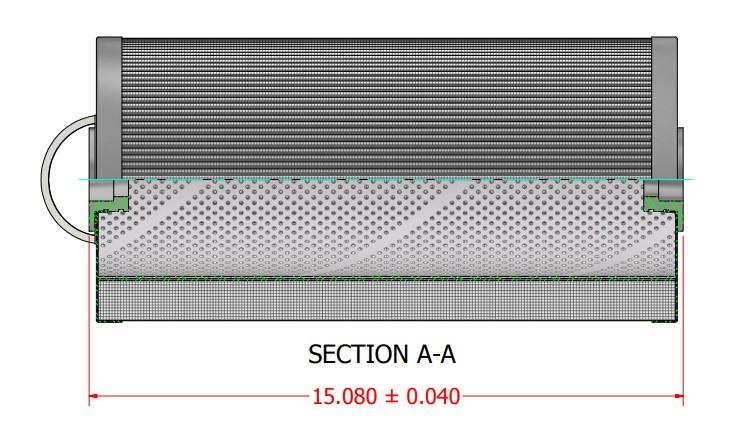 Hydrafil Replacement Filter Element for Donaldson LFP550751