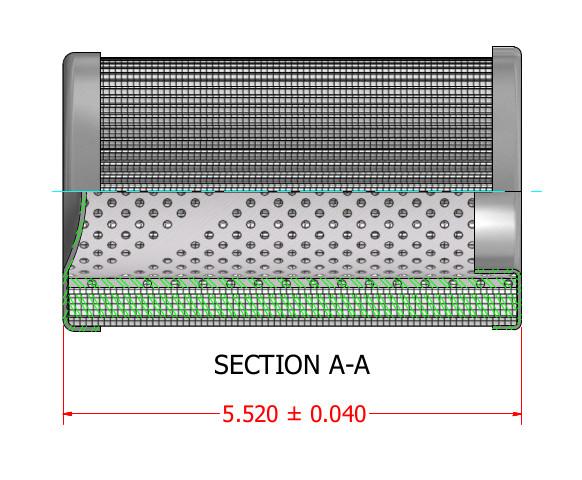 Hydrafil Replacement Filter Element for Stauff SL045W25B